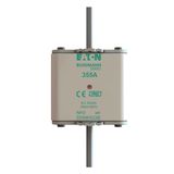 Fuse-link, low voltage, 355 A, AC 500 V, NH3, aM, IEC, dual indicator