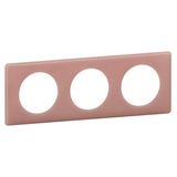 Céliane 3-post plate - Powder-coated finish Old pink