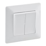 2-GANG ONE-WAY SWITCH WHITE VALENA LIFE