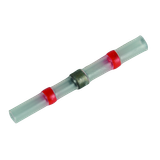 Solder crimp connector 0.5-1.0 mm2 transparent red