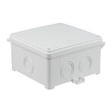 Surface junction box N110x110S white