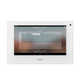 7" TOUCH SCREEN PANEL WITH VIDEO ENTRYPHONE AND SYSTEM SUPERVISION FUNCTIONS - WHITE