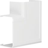Flat angle overlapping for wall trunking BRN 70x110mm of PVC in pure w