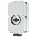 Mennekes Wall mounted recept., 125A5p9h230V, IP67 5888A