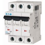 Miniature circuit breaker (MCB), 40 A, 3p, characteristic: B