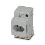 Socket outlet for distribution board Phoenix Contact EO-N/PT 250V 10A AC