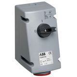 ABB432MI6WN Industrial Switched Interlocked Socket Outlet UL/CSA