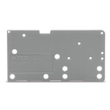 End plate snap-fit type 1.5 mm thick blue