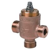 VXP47.10-1.6 - 3-port seat valve, external thread, PN16, DN10, kvs 1.6