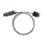 PLC-wire, Digital signals, 24-pole, Cable LiYY, 1 m, 0.25 mm²