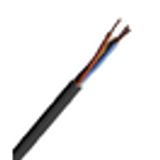 PVC Sheathed Wires H05VV-F 2 X 1,5mmý black 100m ring