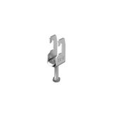 2056U M 12 A4  Clamp clip, with metal pressure support, 8-12mm, Stainless steel, material 1.4571 A4, 1.4571 without surface. modifications, additionally treated