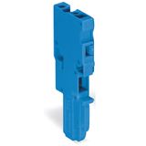 1-conductor female connector CAGE CLAMP® 4 mm² blue