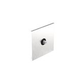 Art d'Arnould - 1 gang television socket F-type socket Epure - Brushed Steel