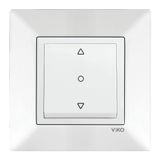 Meridian White One Button Blind Control Switch