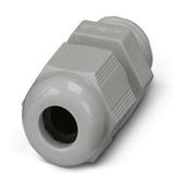 Cable gland, closed seal, PG13,5, 6-12mm, PA6, light grey RAL7035, IP68
