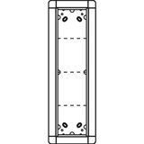 Flush-mounted frame 4 module places, white