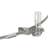 isCon HS 26 VA Cable bracket with tight.strap for  isCon condcutor, grey ¨26mm