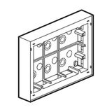 Arteor 2 Gang 38mm Surface Mounting Back Box 2 x 6 Module