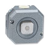 3558-91752 Rocker push-switch 1gang 1way (NO contact), with N terminal, with transparent lens ; 3558-91752