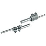 Earth entry rod St/tZn  -SET- L 1500 mm, disconn. sleeve, KS screws