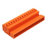 1-conductor male connector CAGE CLAMP® 2.5 mm² orange