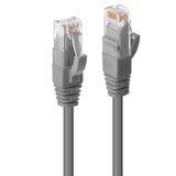 2m Cat.6 U/UTP LSZH Network Cable, Grey RJ45, M/M, 250MHz, Copper, 26AWG