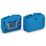 4-conductor end terminal block without push-buttons with fixing flange