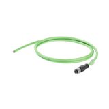 PROFINET Cable (assembled), M12 D-code – IP 67 straight socket, Open
