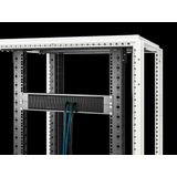 Cable management panel with brush strip 482.6 mm (19"), 1 U, RAL 9005: 2450