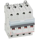 DX³6000 10kA high inlet and low outlet screw circuit breaker 4P 400V~ - 6A - curve C - for traditional HX³ comb