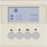 Blind time switch, display, S.1, white glossy