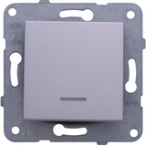 Karre Plus-Arkedia Silver Illuminated Switch