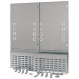 2x Auxilliary compartment (cable area), HxW=700x400mm