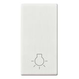 Button 1M light symbol white