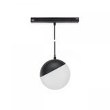 SYSTEM SHIFT - GLOBE P SUSPENDED SPHERE TRACK LIGHT 100MM (850MM CABLE) 5W 165DEG BLACK 5Y WARRANTY CASAMBI