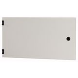 Section wide door, closed, HxW=325x600mm, IP55, grey