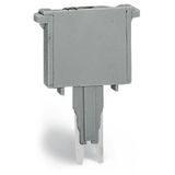 280-801/281-938 Component plug; 2-pole; 5 mm wide; gray