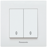 Karre Plus White (Quick Connection) Two Gang Switch-Two Way Switch