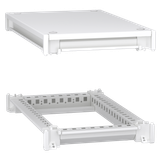 Upper and lower frame 1200x500 RAL9003