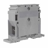 Screw terminal block 150mm2, panel mounting, grey color