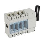 Isolating switch - DPX-IS 630 w/o release - 4P - 400 A - right-hand side handle