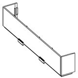 ZX575 ZX Interior fitting system, 250 mm x 87.5 mm x 35 mm