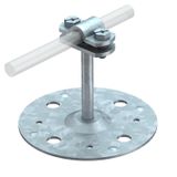 165 B 100 Roof conductor holder for flat roofs 100mm