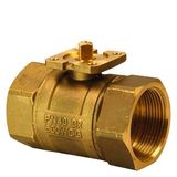 VAI61.40-25 - 2-port ball valve, internal thread, PN40, DN40, kvs 25