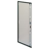 Plain right door Spacial CRNG H1200xW500 RAL 7035 with lock