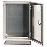 Wall enclosure with mounting plate, HxWxD=400x300x200mm