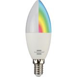 brennenstuhl Connectsmart bulb SB 400 E14 (compatible with Alexa and Google Assistant, no hub necessary, smart light bulb 2.4 GHz with free app, 400lm