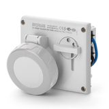 INTERLOCKED SOCKET 2P+E IP67 16A 8h