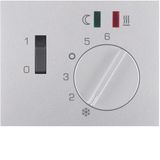 Centre plate f.thermostat f.undrflr. heat., pivoted, setting knob,K.5,